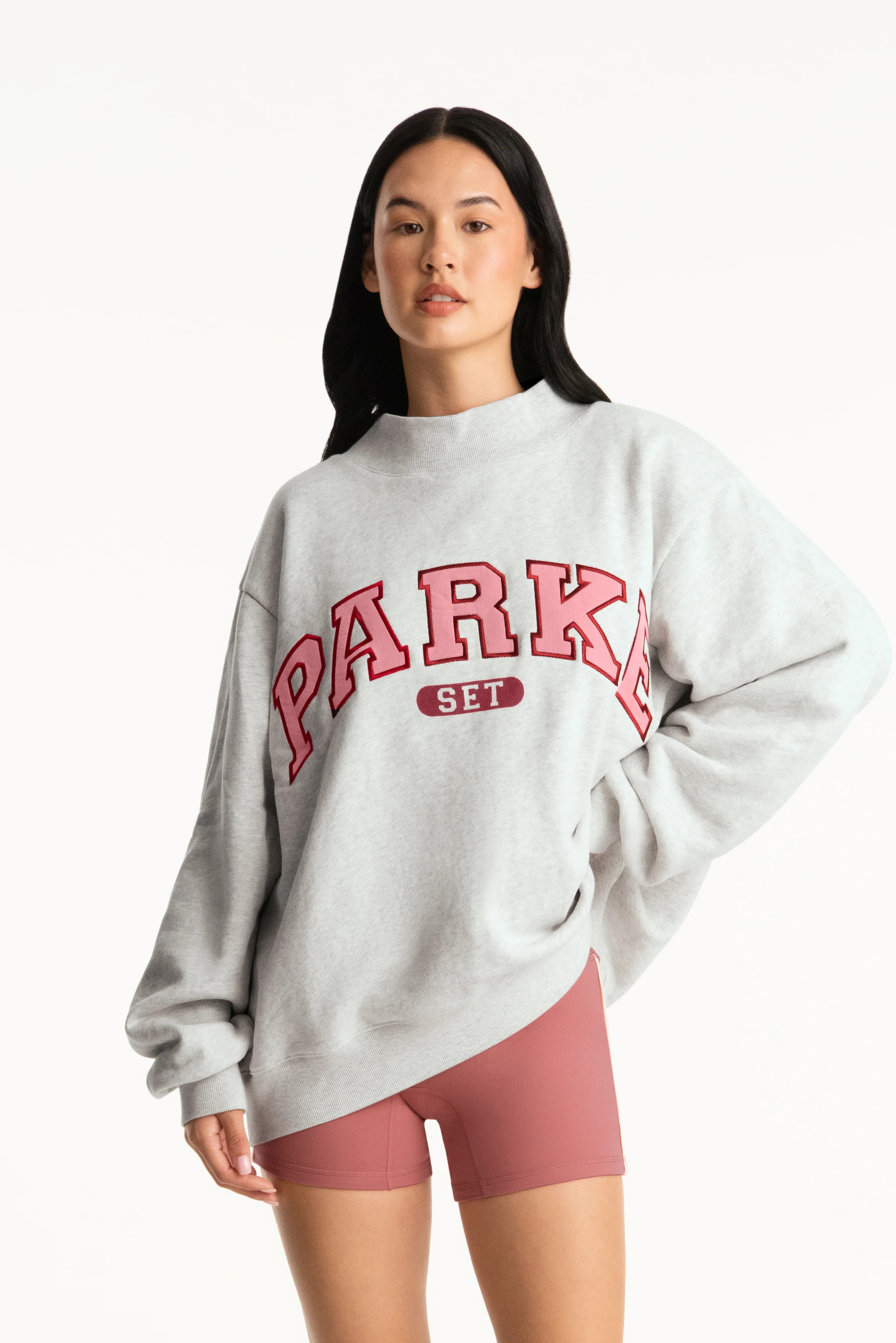 SET X PARKE VARSITY MOCKNECK - BAKED/RHUBARB | SET Active