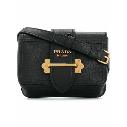 Prada Cahier belt bag - Black | Farfetch EU