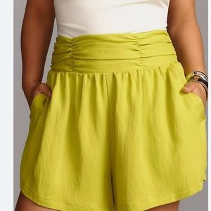 Anthropologie Ruched Shorts | Poshmark