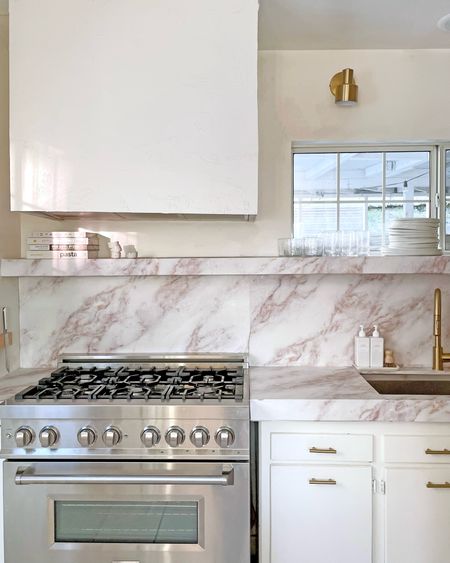 Shop the Design: Kitchen Finishes. Here’s everything I used in my renter friendly kitchen makeover. Including the faux marble countertop.

#LTKhome #LTKstyletip #LTKfamily