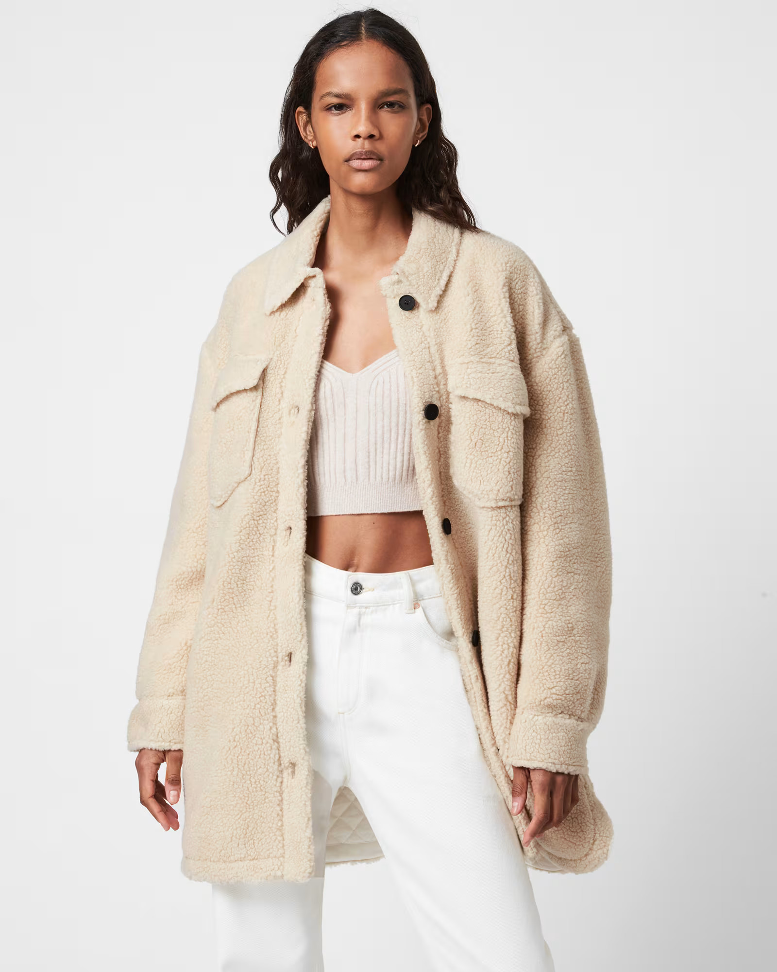 AllSaints Sophie Sherpa Jacket | AllSaints US