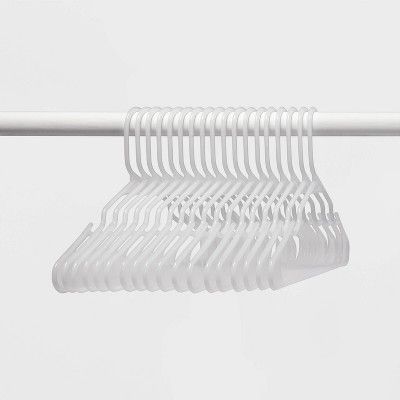 18pk Plastic Hangers - Room Essentials™ | Target