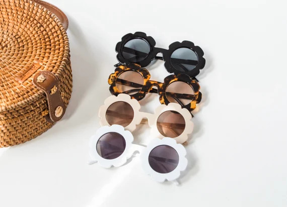 Kids Flower Sunglasses little girls sunglasses flower | Etsy | Etsy (US)