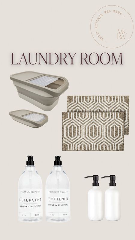 Neutral Laundry room organizational picks from Amazon! Amazon finds, laundry room refresh 

#LTKFind #LTKhome #LTKunder50