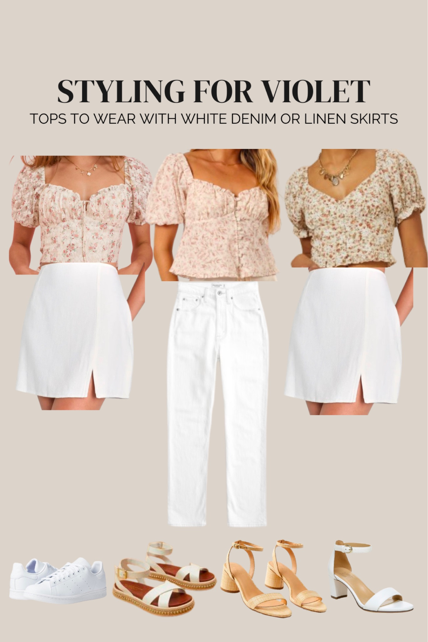 Styling White Bottoms for Senior Photos! 

#LTKStyleTip #LTKSeasonal #LTKBacktoSchool