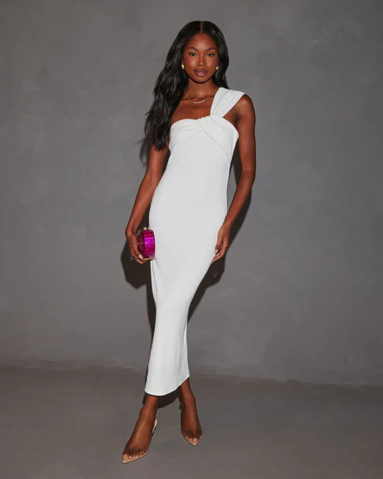 Emberly One Shoulder Midi Dress | VICI
