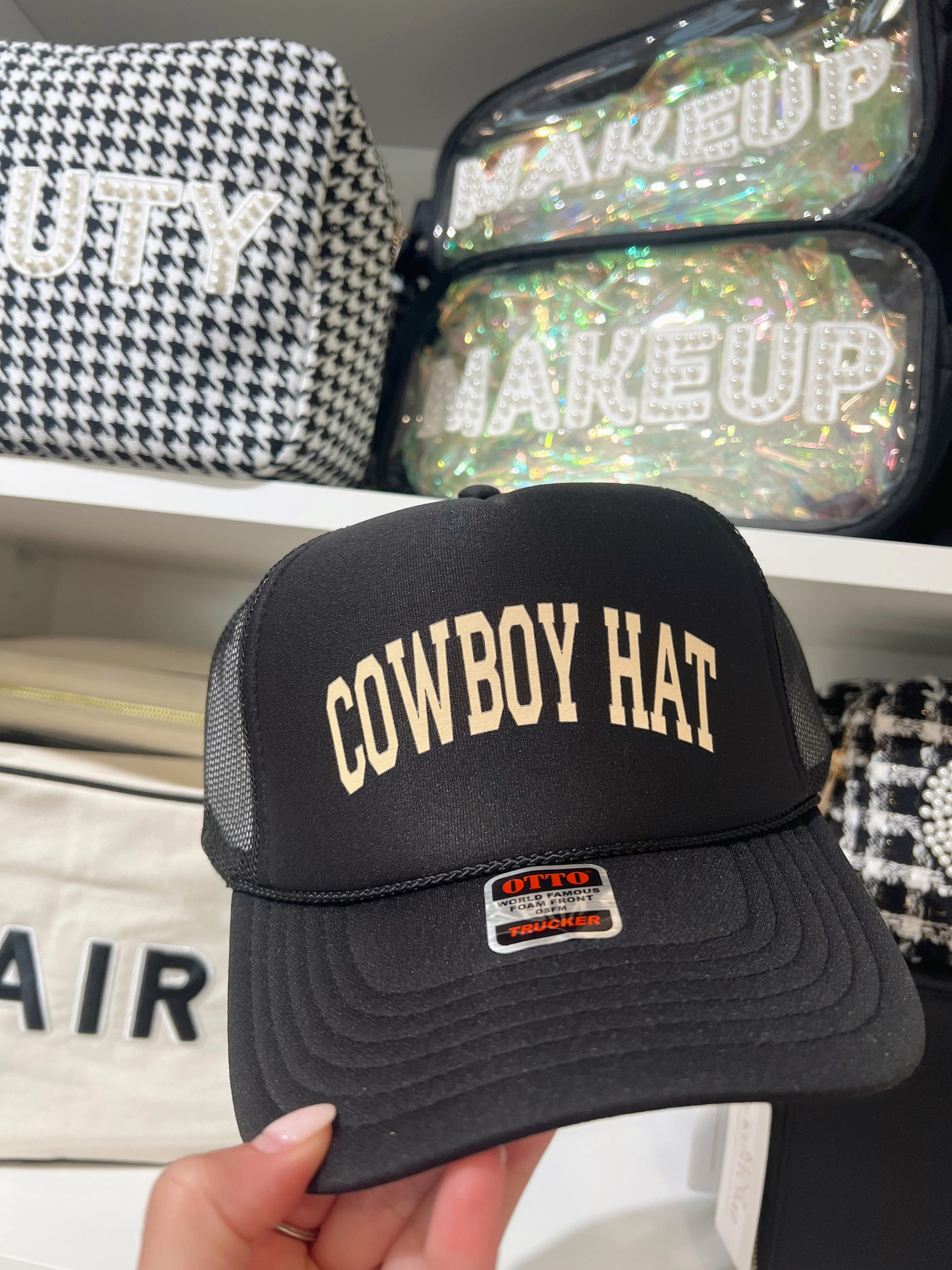 Cowboy Hat - Black Vinyl | KenzKustomz