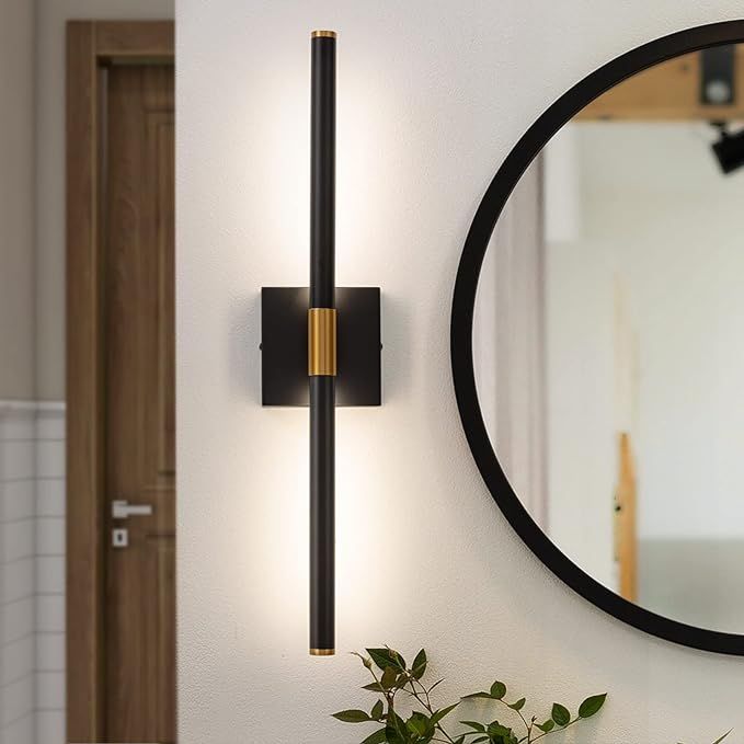 Bathroom Vanity Light Fixtures Over Mirror 24 inch LED Vanity Lights 4000K Morden Wall Sconce Pic... | Amazon (US)
