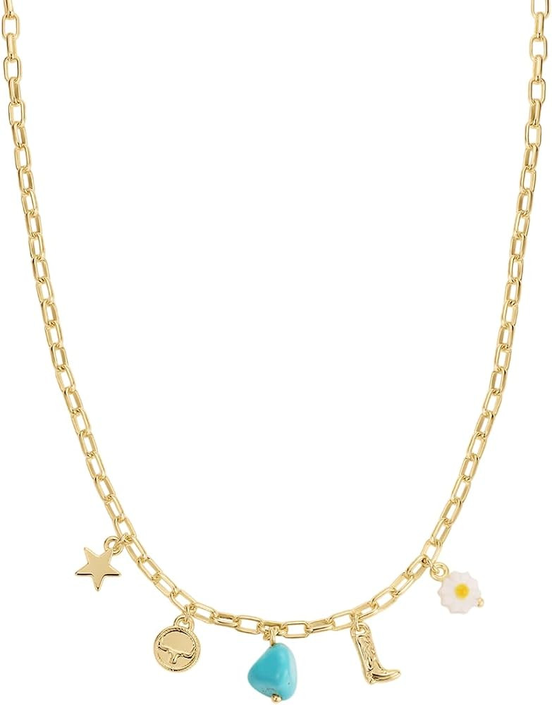 gorjana - Western Mini Charm Necklace - Everyday Wear - Adjustable Length - Perfect for Layering ... | Amazon (US)