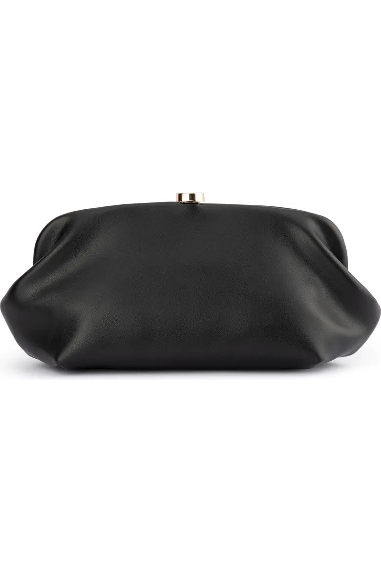 Josefina Framed Faux Leather Clutch (Women) | Nordstrom | Nordstrom