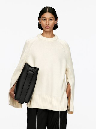 Zip-Detail Wool Jumper | Arket UK