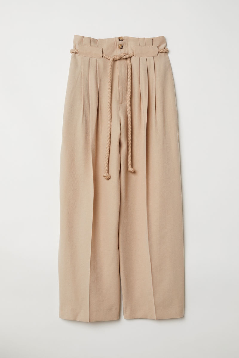 Hose mit Bindegürtel | H&M (DE, AT, CH, NL, FI)