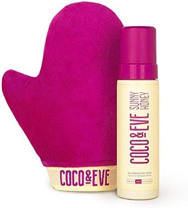 Coco & Eve Self Tanner Mousse Kit - All Natural Sunless Tanning Mousse | Instant Self Tanning Lot... | Amazon (US)