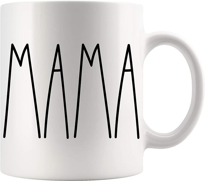 Mama Mug, Mama Mug Gifts for Christmas Coffee Cup, Birthday Gift, Mother's Day/Father's Day, Fami... | Amazon (US)