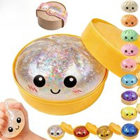 Glitter Dumpling Dumpling Squishy Glitter,Glitter Dumplings Squishy,Anxiety Relief Fidget, Soft Squeeze Decompression Dough | AliExpress (US)