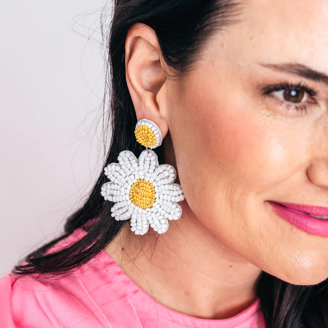 Daisy Days Beaded Earrings | Accessory To Love