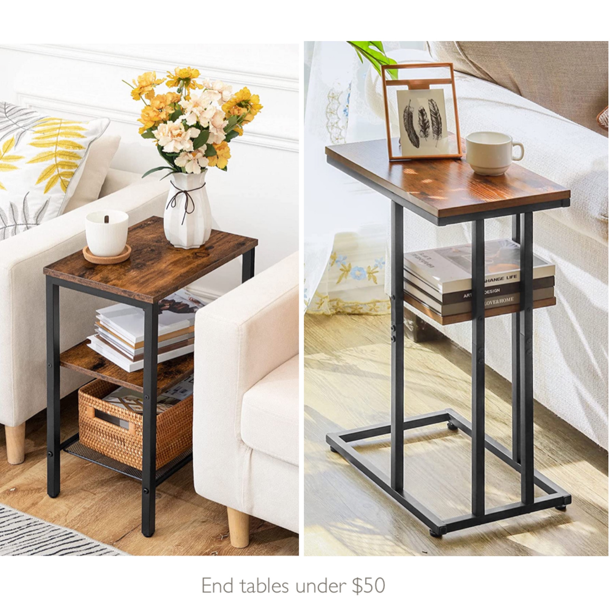 #sidetables #under50tables #coffeetables #livingroomtables #sofaendtable #smallspacedecor

#LTKunder50 #LTKsalealert #LTKhome