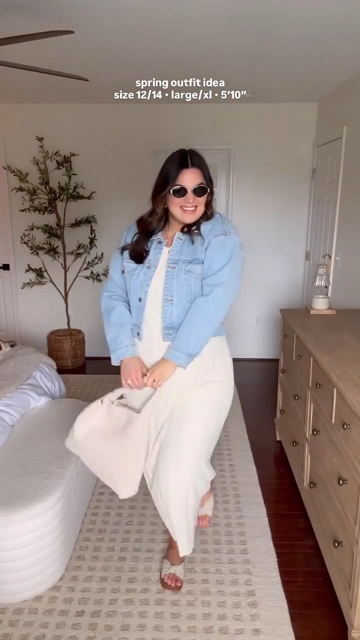 Midsize spring outfit!

Shorts - XL
Bra - 38D
Dress - XL 
Sandals - 9 
Denim Jacket - M *from last season but linked this years version 


Spring fashion, spring style, spring outfit, spring dress, vacation style, vacation outfit, vacation dress, denim dress

#LTKMidsize #LTKootd #LTKgrwm