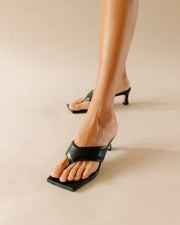 Jolla Black Sandals | Alohas FR