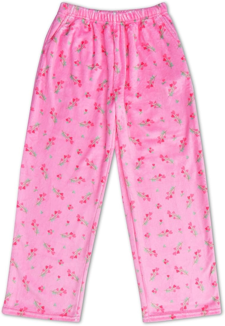 iscream + Theme NYC Big Girls Silky Soft Plush Fleece Pants Collection | Amazon (US)
