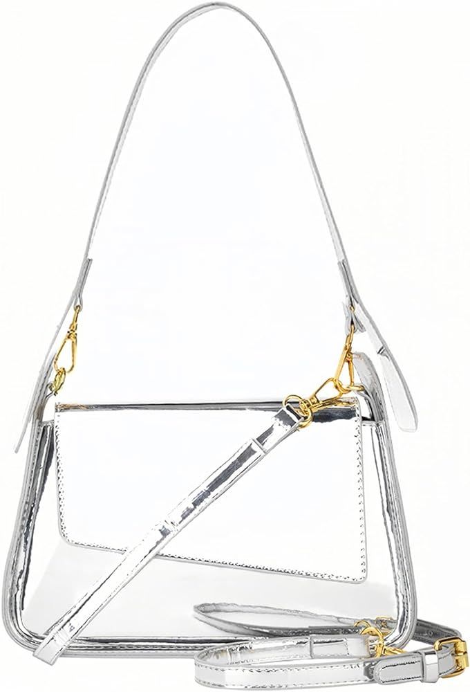 JBB Evening Bag for Women Clutch Y2k Purse Tote Summer Handbag Hobo Metallic Shoulder Bag Cute Pa... | Amazon (US)