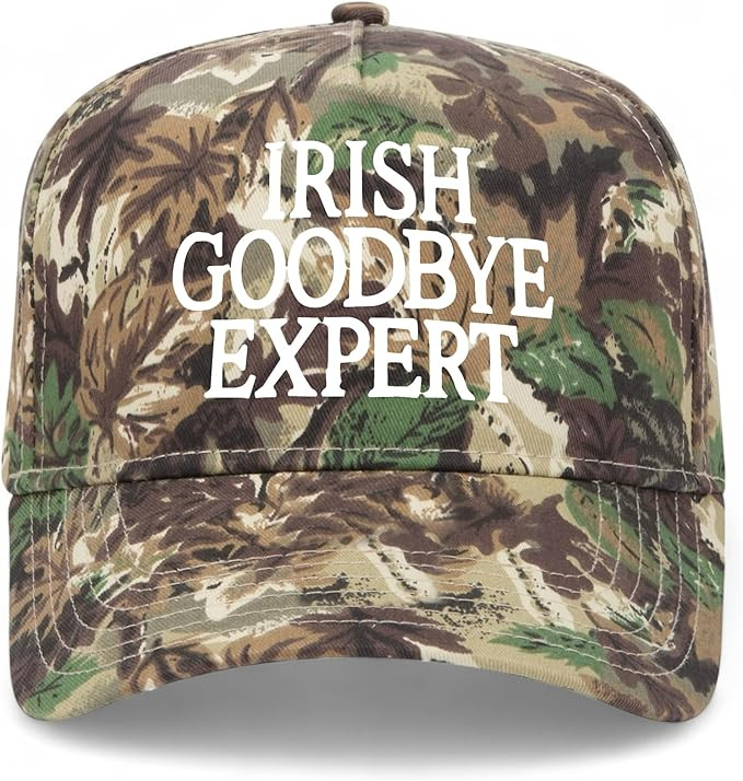 Irish Goodbye Expert Vintage Trucker Hat | Premium Snapback Hat for Men & Women | Amazon (US)