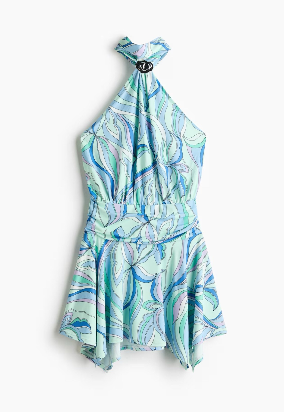 Aquatic blue patterned dress - Pucci look for less! 

#LTKSeasonal