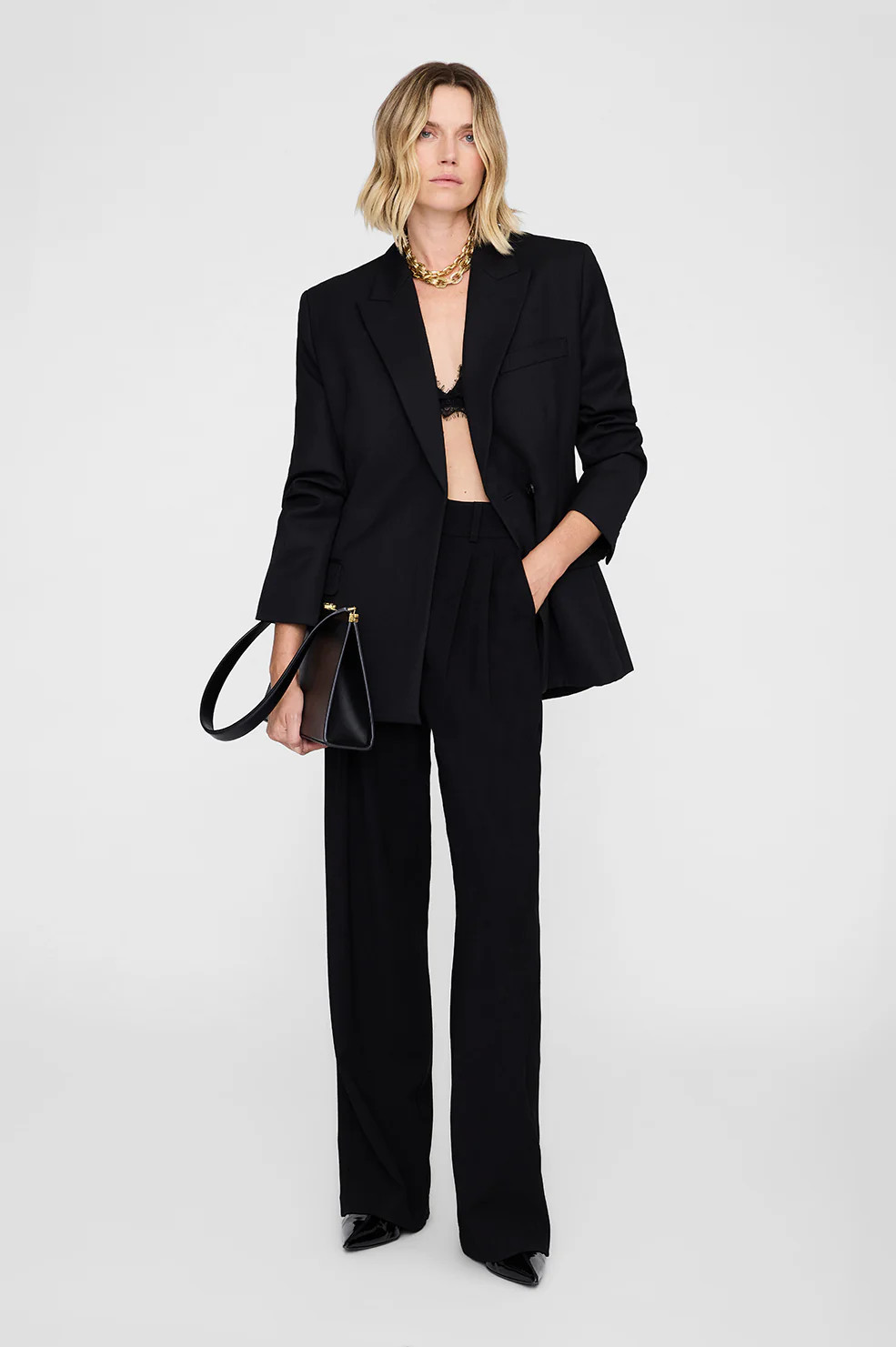 Aretha Blazer - Black | Anine Bing