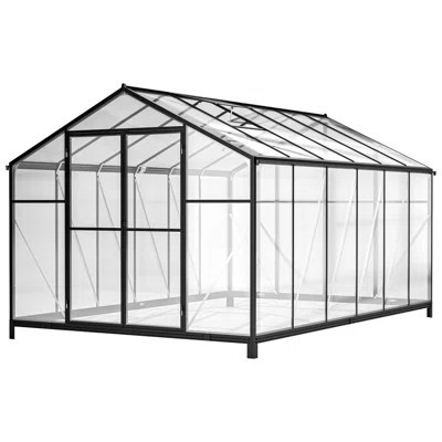 102.06"w Greenhouse With Double Doors And Ventilation For Plant Health Polycarbonate Guard System | Wayfair North America