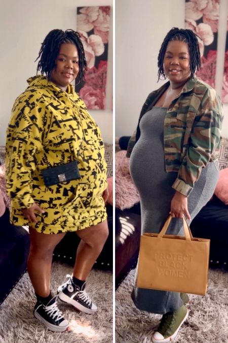 Plus-size Pregnancy haul lazy comfy wear - fear yitty 

#LTKunder50 #LTKcurves #LTKbaby