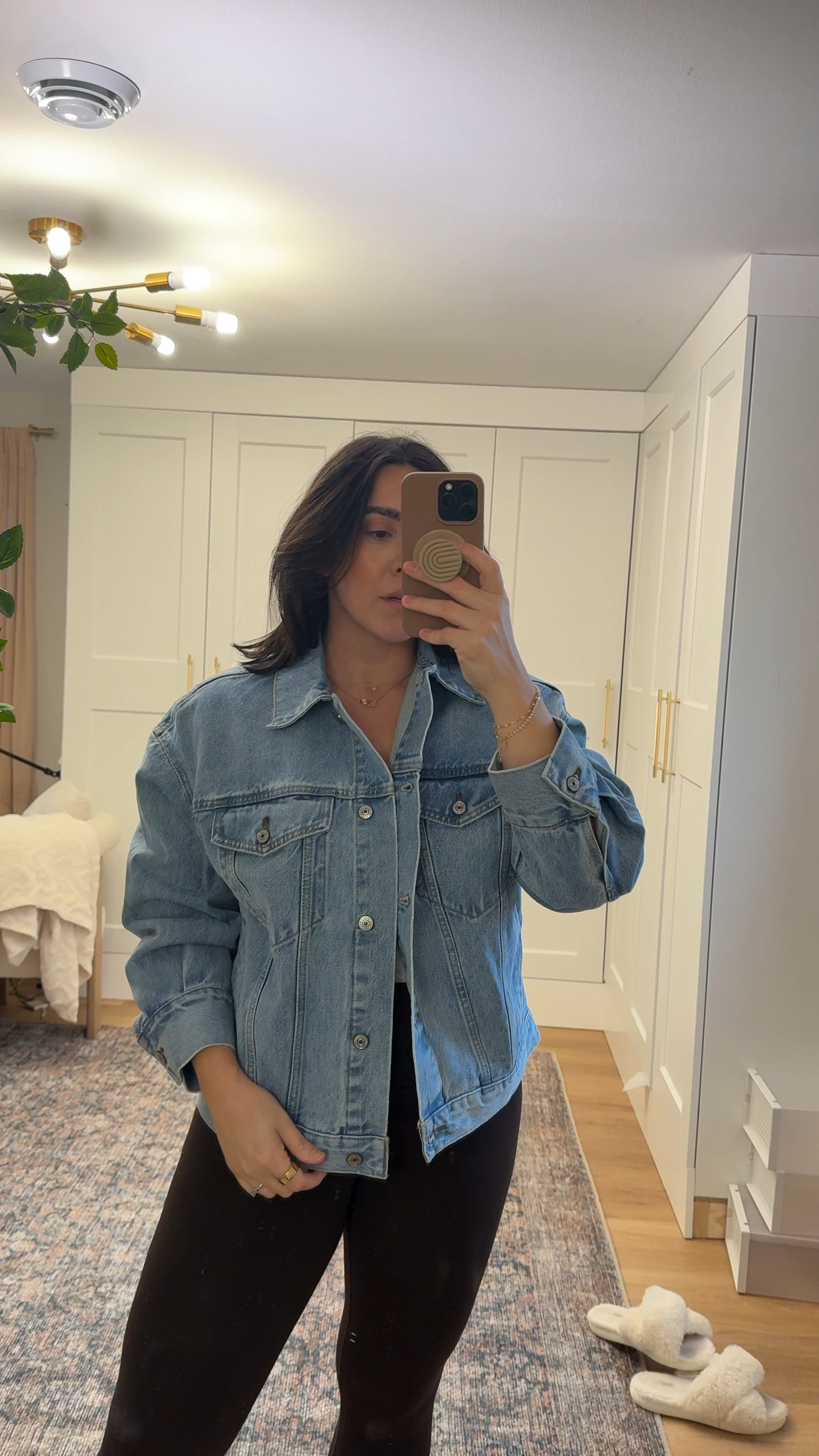 Denim jacket! Oversized. I did a M. Code DENIMAF

#LTKSaleAlert #LTKMidsize #LTKWatchNow