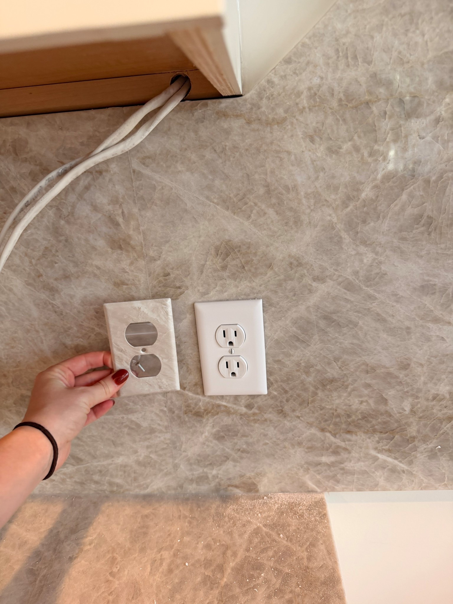 Taj Mahal style outlet covers!