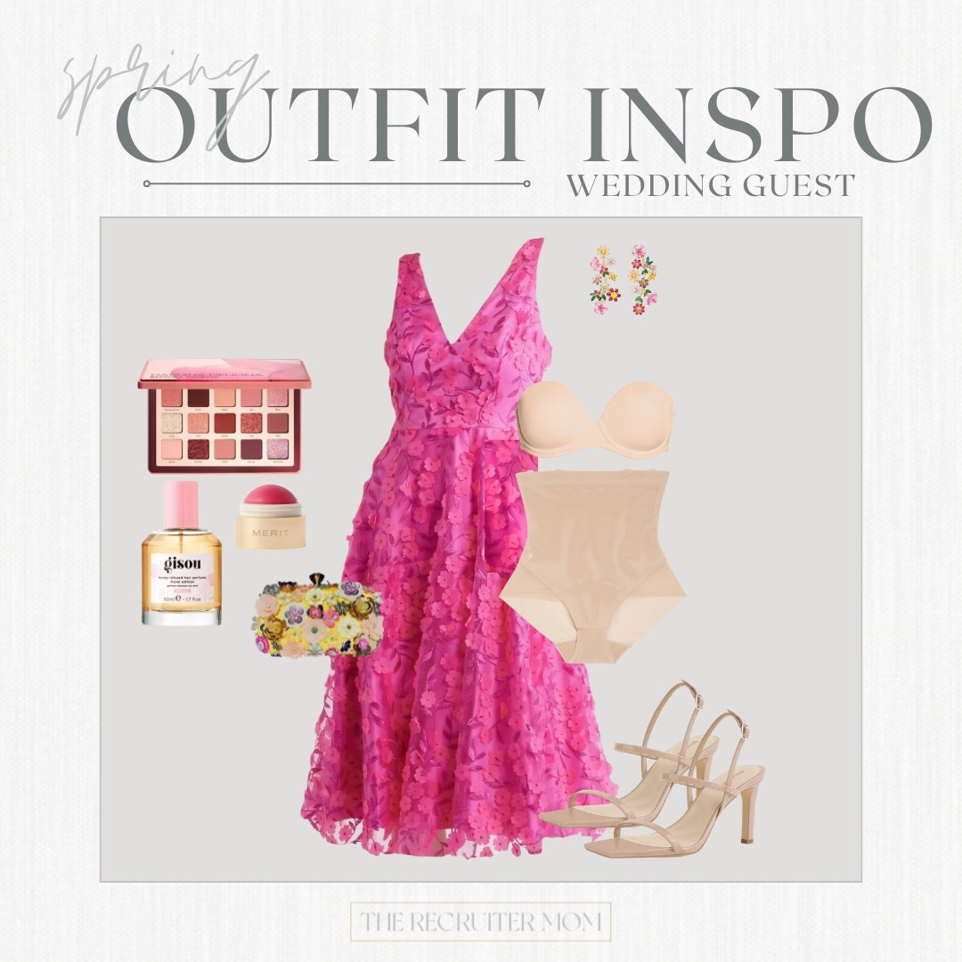 Pink wedding guest dress 

#LTKParties #LTKWedding #LTKSeasonal