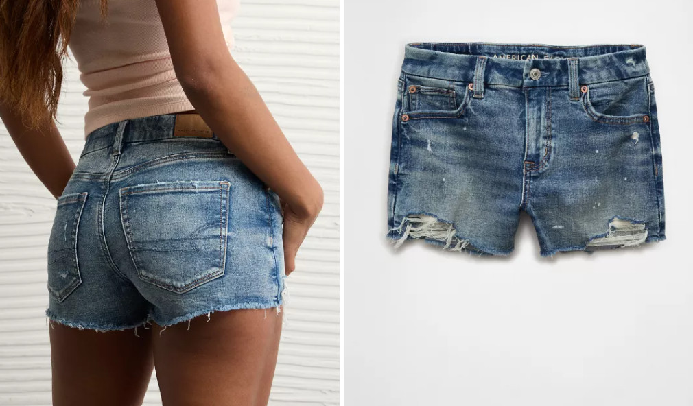 AE Next Level Curvy High-Waisted Shortie
A warm weather staple with a high rise & legs-for-days fit. 

 