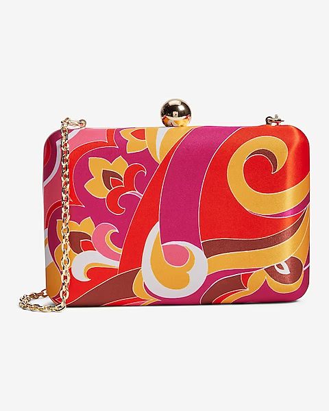 Paisley Print Clutch | Express