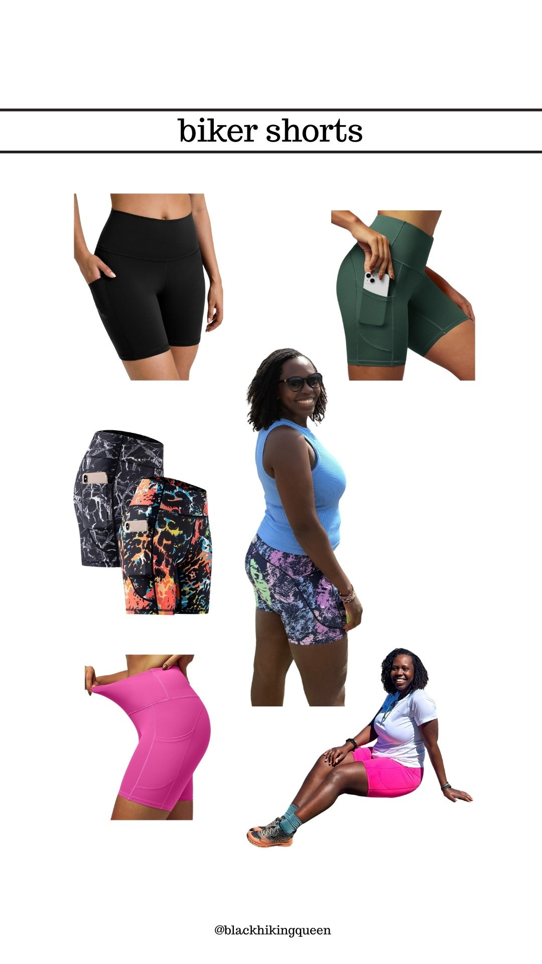 Biker shorts for hiking, camping, running, backpacking, travel

#LTKActive #LTKTravel #LTKSaleAlert