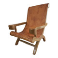 Click for more info about 1940s Clara Porset Leather and Wood Butaque Chair