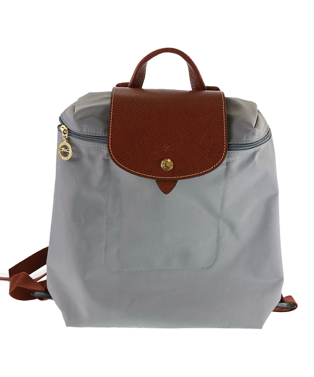 Longchamp Women's Backpacks Grey - Light Gray Le Pliage Backpack | Zulily