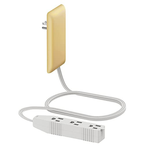 LIDER Flat-Face Outlet Extender with 3 Receptacles, Ultra-Thin Wall Plate Plug with Cord Extender... | Amazon (US)