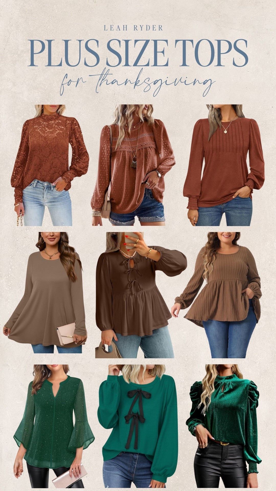 These plus size tops for Thanksgiving are flattering, comfortable, and festive. With rich fall colors, soft fabrics, and feminine details, these Amazon tops are perfect for family gatherings, dinner parties, and cozy holiday weekends.

#LTKPlusSize #LTKStyleTip #LTKHoliday