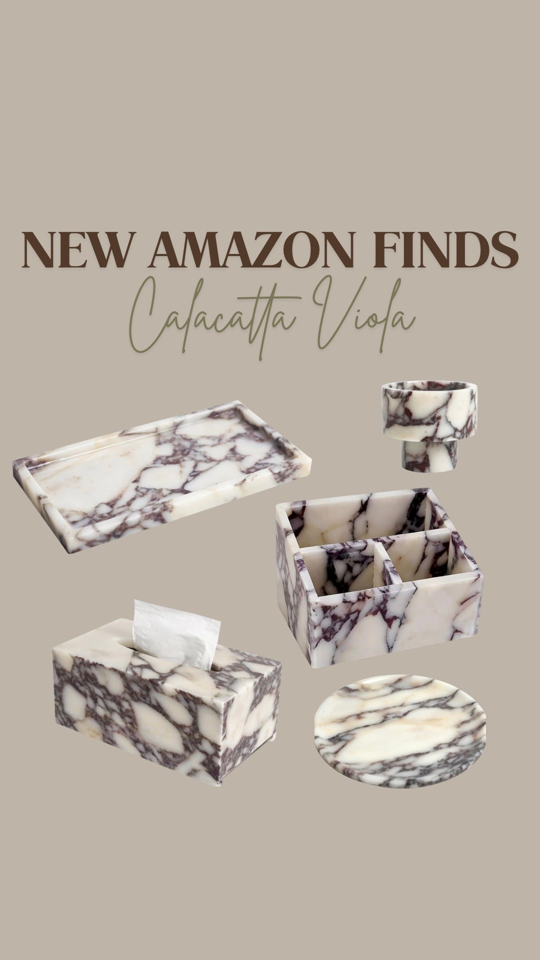 Calacatta Viola but make it Amazon!!!!!!

#LTKHome #LTKSeasonal #LTKOver40