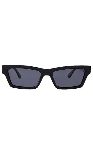 Laurel Sunglasses in Black & Polarized Grey | Revolve Clothing (Global)
