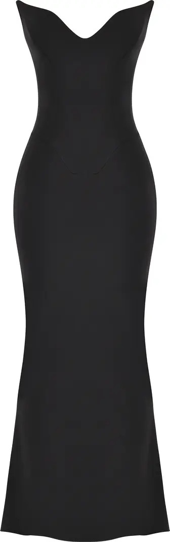 Sabine Strapless Stretch Crepe Dress | Nordstrom