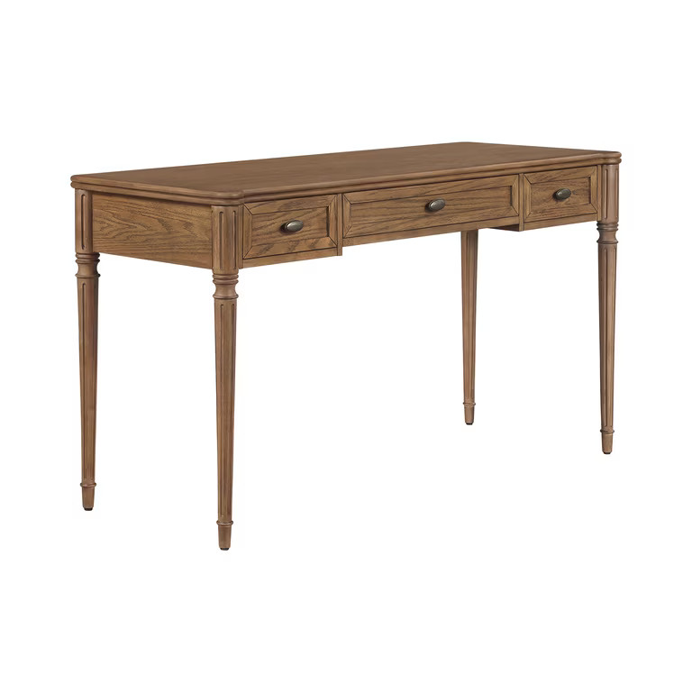 My Texas House Adler Writing Desk, Provincial Brown | Walmart (US)
