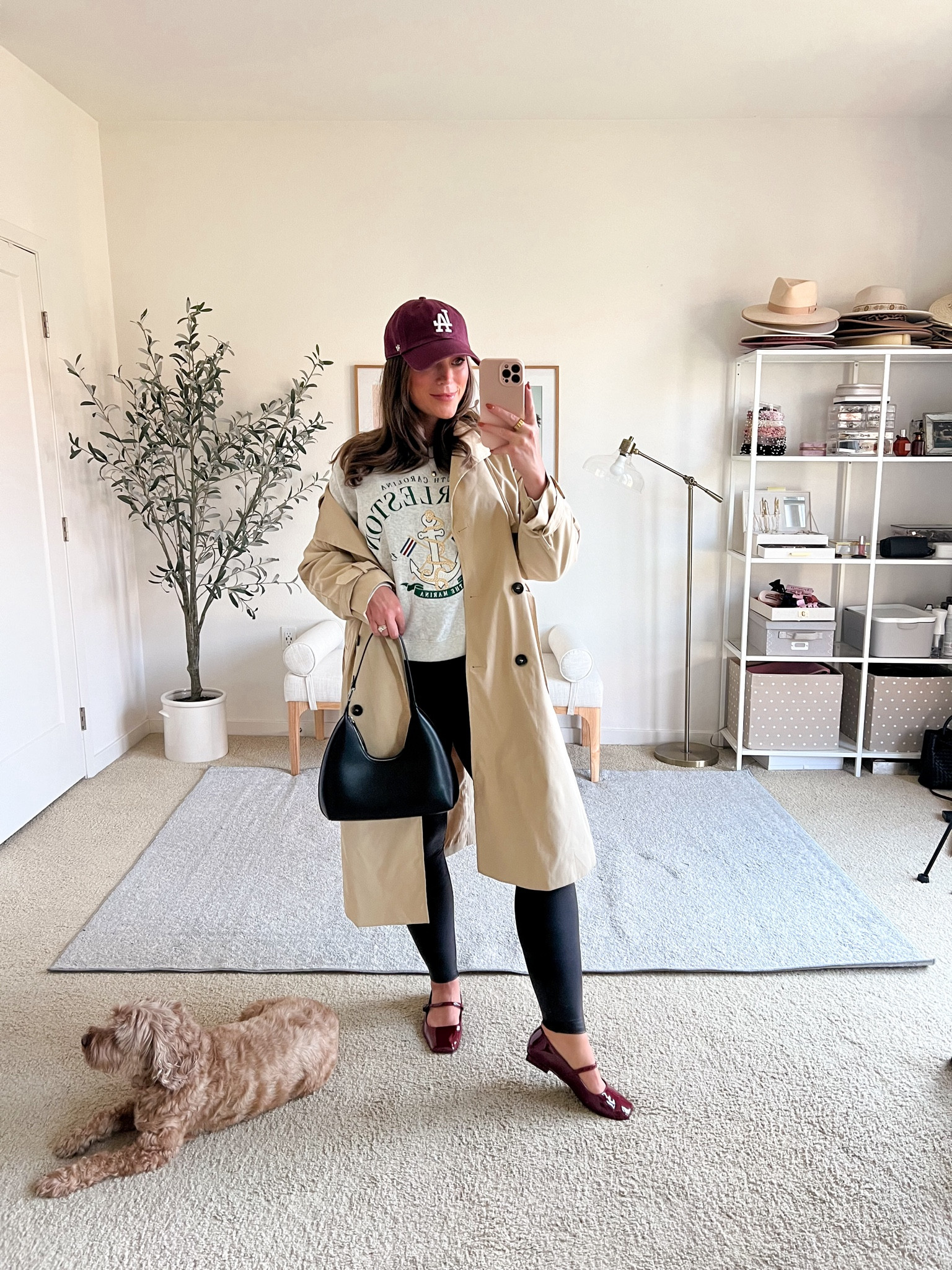 Mary Jane’s with trench coat
Trench coat size medium use code Brittanyann20 
Crewneck size medium 
Leggings size medium



#LTKMidsize #LTKFindsUnder100 #LTKSeasonal