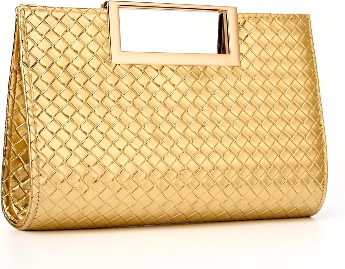 Evening Clutch Purses for Women Formal Party Clutch Bags Cocktail Prom Fashion PU Leather Shoulde... | Amazon (US)