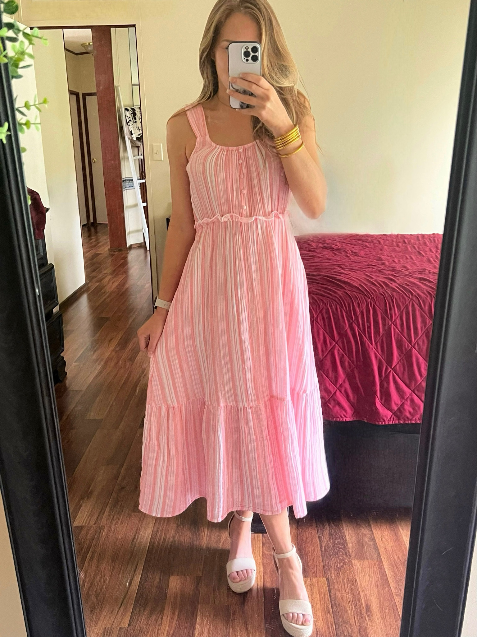 Walmart midi dress paired with nude wedges from SHEIN

#walmartfinds #sheinfinds

#LTKSeasonal #LTKFind #LTKunder50