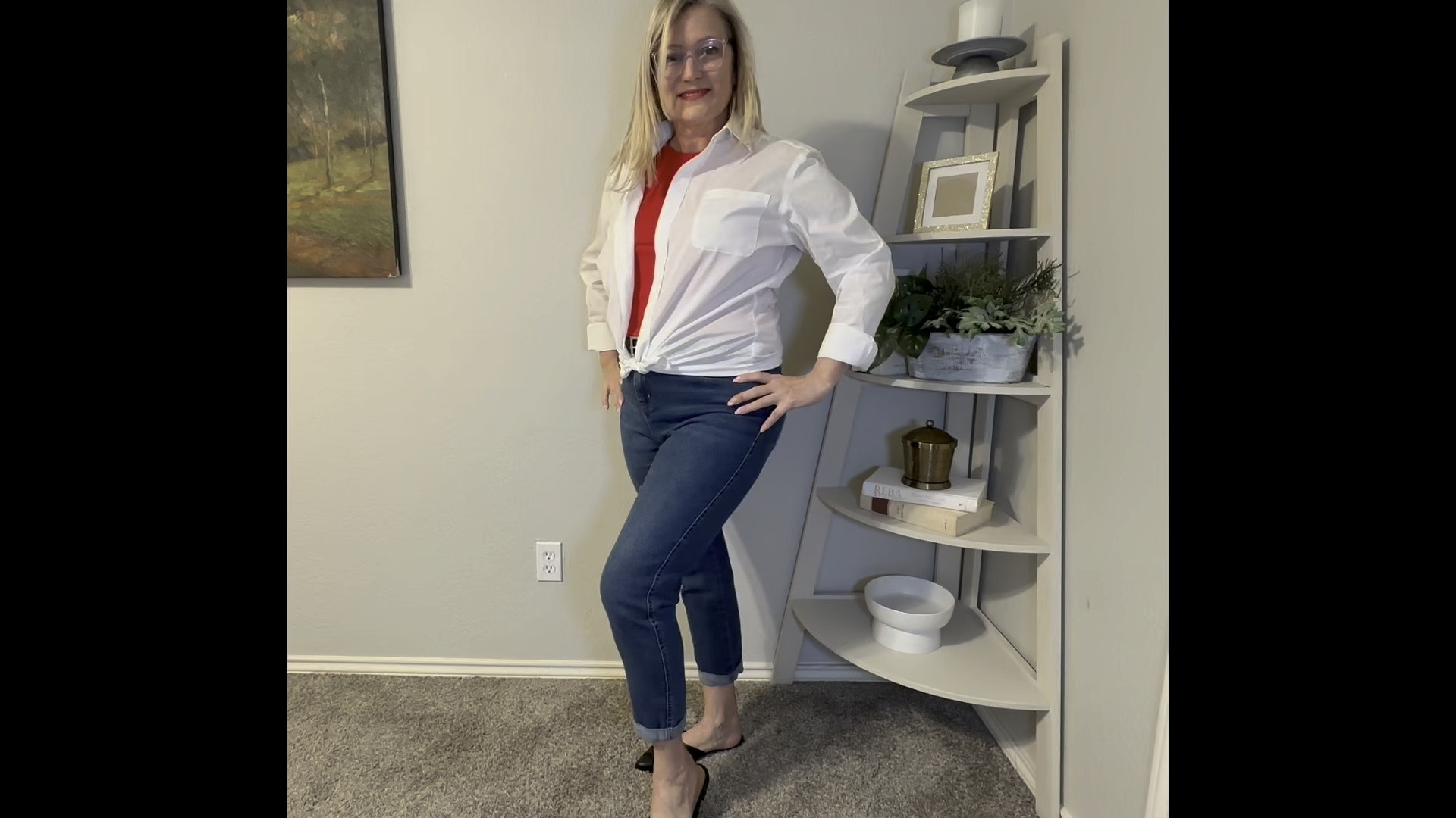 Perfect #Valentine sleeveless shell! Size up and buy one in every color  

#LTKVideo #LTKfindsunder50 #LTKstyletip