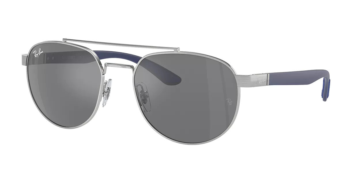 Ray-Ban RB3736 003/6G Men's Sunglasses Silver Size 56 | SmartBuyGlasses Global