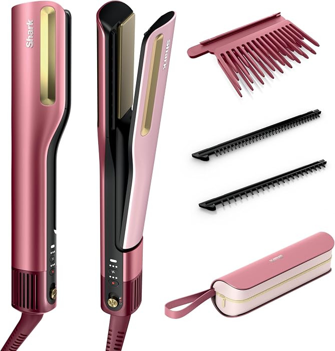 Shark SilkiPro Straight Gl\u00e4tteisen + Haartrockner, Aufbewahrungsbox, Rosa | Amazon (DE)